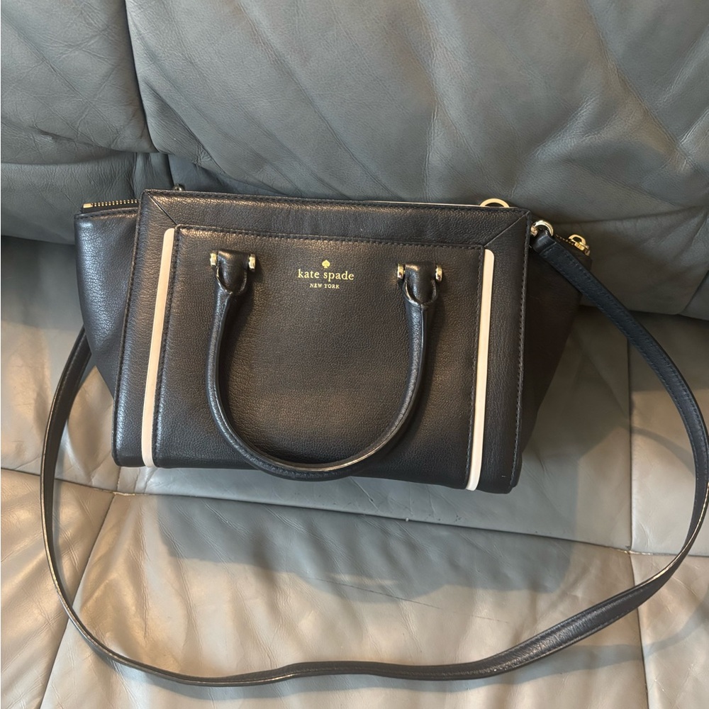 Kate Spade black and cream purse